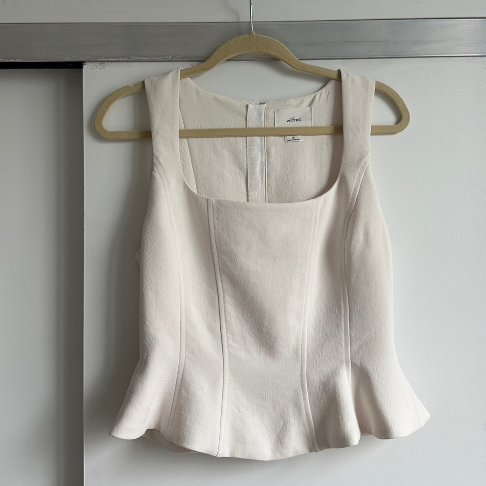 Aritzia Wilfred Rhodora Bustier Top